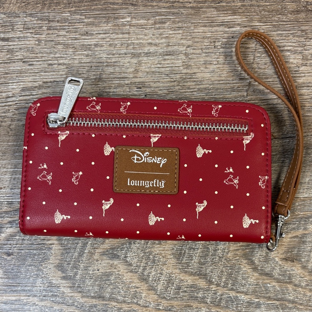 Disney x Loungefly “The Jungle Book” Wristlet Wallet – Red Polka Dot Print